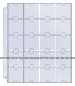 Platinum 20-Pocket Page for Coins and Tokens (10)