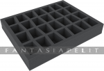 kuva tuotteesta on linkki tuotesivulle: Figure Foam Tray 40 mm (1.6 inch) with Base And 28 Slots For Larger Tabletop Models