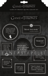 kuva tuotteesta on linkki tuotesivulle: Game of Thrones Quotes Magnet Set