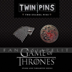 kuva tuotteesta on linkki tuotesivulle: Game of Thrones: Twin Pins -Stark and Targaryen Sigils