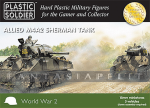 kuva tuotteesta on linkki tuotesivulle: 15mm Easy Assembly: Allied Sherman M4A2 Tank