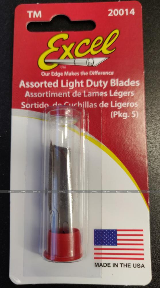 Assorted Light Duty Blades (5)