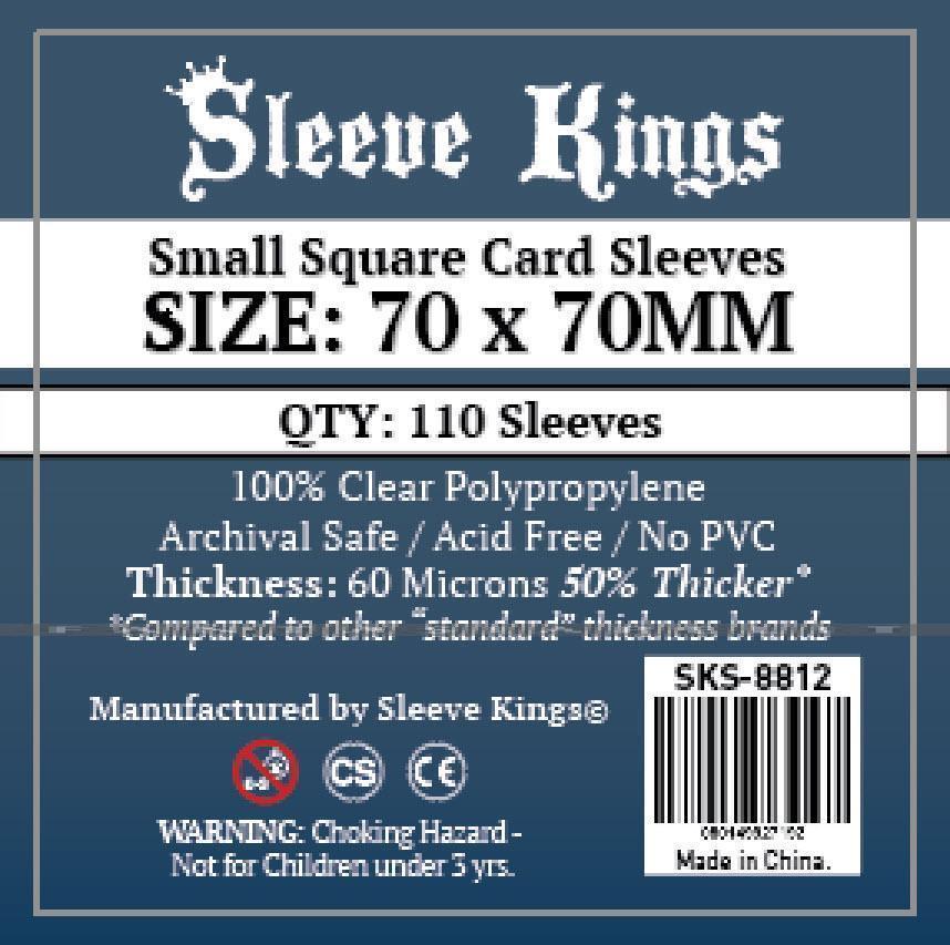 Sleeve Kings Small Square Card Sleeves (70x70mm) (110)
