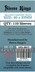 Sleeve Kings ''Space Base Compatible'' Sleeves (40x89mm) (110)