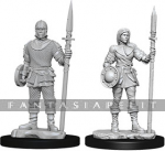 Deep Cuts Unpainted Miniatures: Guards (2)