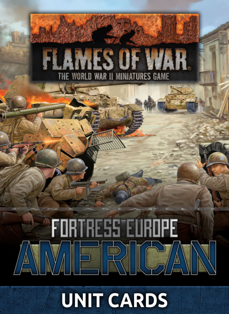 Unit Cards: Late War American (Fortress Europe)