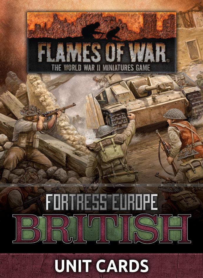 Unit Cards: Late War British (Fortress Europe)