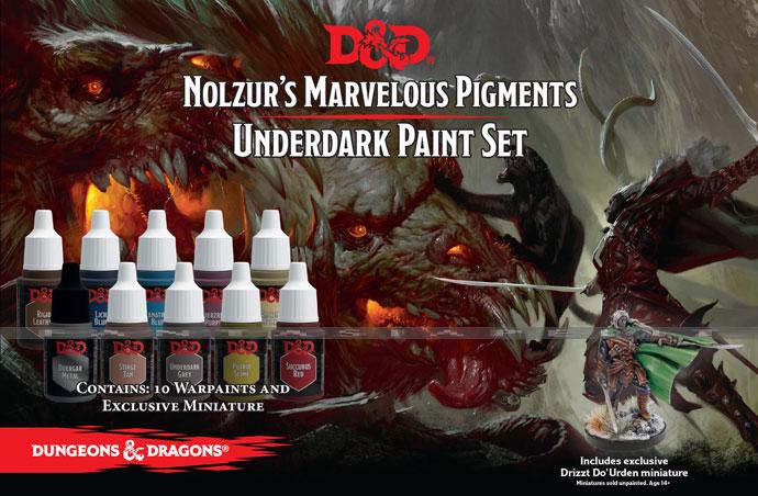 D&D Nolzur's Marvelous Pigments -Underdark Paint Set (10)