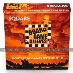 Board Game Sleeves, Non-Glare: Square 69x69mm (50)