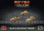 Sd Kfz 250 Scout Troop (Plastic)