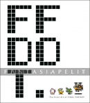 kuva tuotteesta on linkki tuotesivulle: FF Dot: Pixel Art of Final Fantasy (HC)