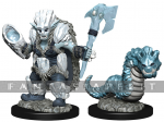 Wardlings Pre-Painted Miniatures: Ice Orc & Ice Worm