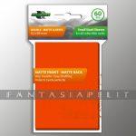 Blackfire Sleeves, Small: Double-Matte Orange (60)