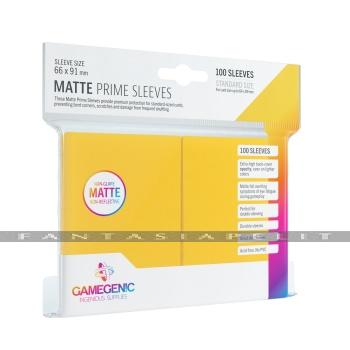 Matte Prime Sleeves: Yellow (100)