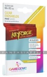 KeyForge Exoshields PRIME Sleeves: Clear (40)