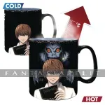 kuva on linkki tuotesivulle: Death Note Kira & L Heat Change Mug