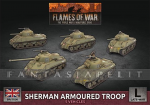 kuva tuotteesta on linkki tuotesivulle: Sherman Armoured Troop (Plastic)