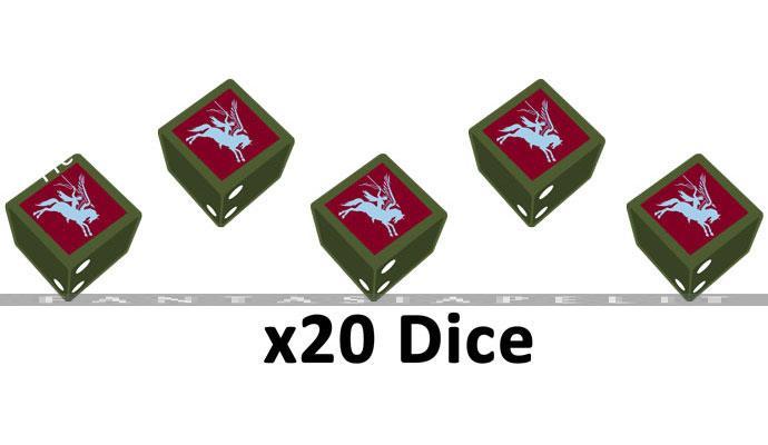 6th Airborne Division Dice Set (x20)