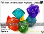 kuva on linkki tuotesivulle: Unicorn Rainbow Set (7 noppaa)