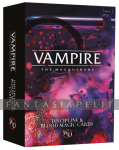 kuva tuotteesta on linkki tuotesivulle: Vampire: The Masquerade 5th Edition -Discipline & Blood Magic Card Deck