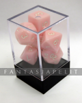 Opaque Dice Set Rose/Roosa noppasetti (7 noppaa)