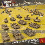WWIII: Soviet Starter Force -T-80 Shock Tank Company (Plastic)