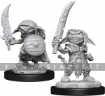 Pathfinder Deep Cuts Unpainted Miniatures: Goblin Fighter Male