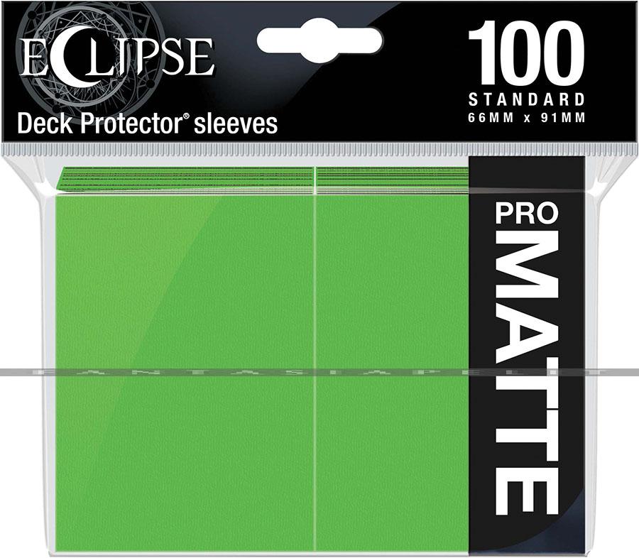 Deck Protector Standard: Eclipse Pro-Matte Lime Green (100)