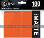 Deck Protector Standard: Eclipse Pro-Matte Pumpkin Orange (100)