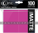 Deck Protector: Standard Eclipse PRO Matte Hot Pink (100)