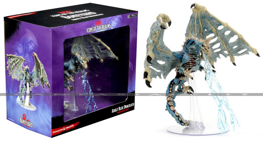 Icons of the Realms Set 18: Boneyard -Blue Dracolich Case Incentive