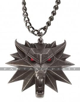 Witcher 3: Wild Hunt Medallion and Chain with LED Eyes