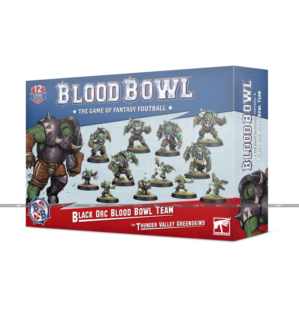 Blood Bowl: Black Orc Team (12)