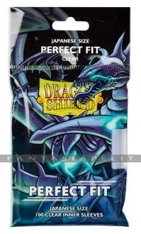 Dragon Shield: Japanese (Small) Perfect Fit Inner Sleeves Clear (100)