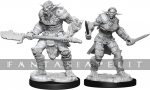 kuva tuotteesta on linkki tuotesivulle: D&D Nolzur's Marvelous Unpainted Miniatures: Bugbear Barbarian Male & Rogue Female (2)
