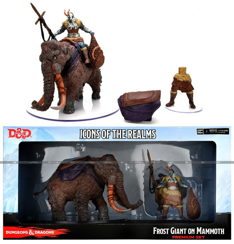 Icons of the Realms Set 19: Snowbound -Frost Giant and Mammoth Premium Set