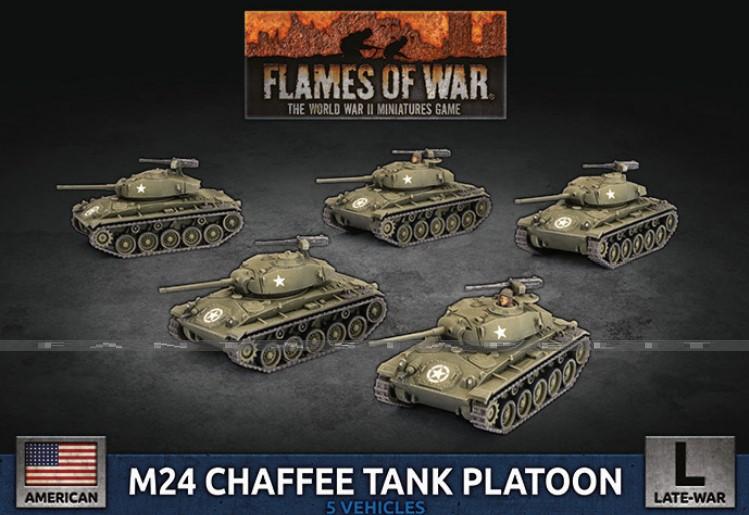 M24 Chaffee Tank Platoon (Plastic)