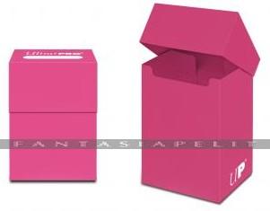 Deck Box: Solid Bright Pink 80+