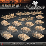 kuva tuotteesta on linkki tuotesivulle: German Starter Force: DAK Panzer Company (Plastic)