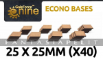 GF9 Econo Bases 25x25mm (x40)