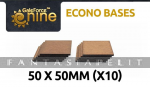 GF9 Econo Bases 50x50mm (x10)