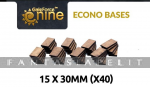 GF9 Econo Bases 15x30mm (x40)