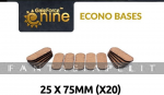 GF9 Econo Bases 25x75mm (x20)