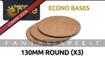 GF9 Econo Bases 130mm Round (x3)