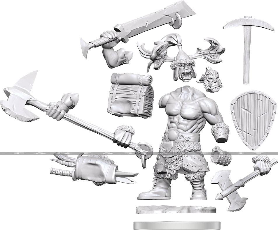 Dungeons & Dragons Frameworks: Orc Barbarian Male