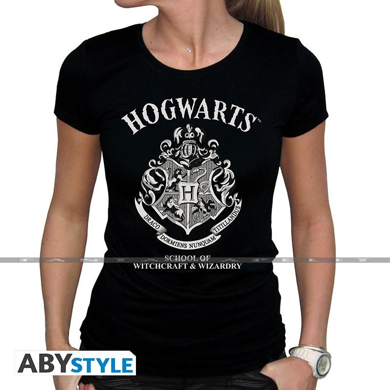 Harry Potter T-Shirt: Hogwarts (size M women, Basic)