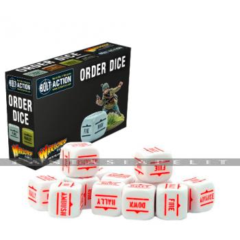 Bolt Action 2: Orders Dice White (12)
