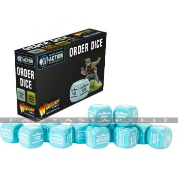 Bolt Action 2: Orders Dice Blue (12)
