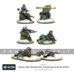 kuva tuotteesta on linkki tuotesivulle: Bolt Action: German Heer Panzerschreck, Flamethrower & Sniper teams (Winter)