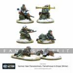 Bolt Action: German Heer Panzerschreck, Flamethrower & Sniper teams (Winter)